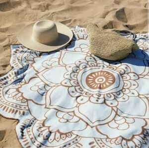 Vix Paul Hermanny Lotus Flower Beach Towel